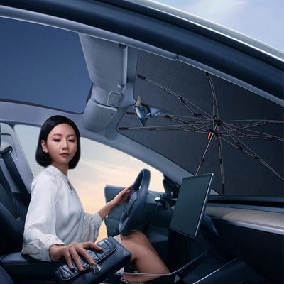 Retractable Car Windscreen Sun Shade - AutoGuard