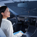 Retractable Car Windscreen Sun Shade - AutoGuard