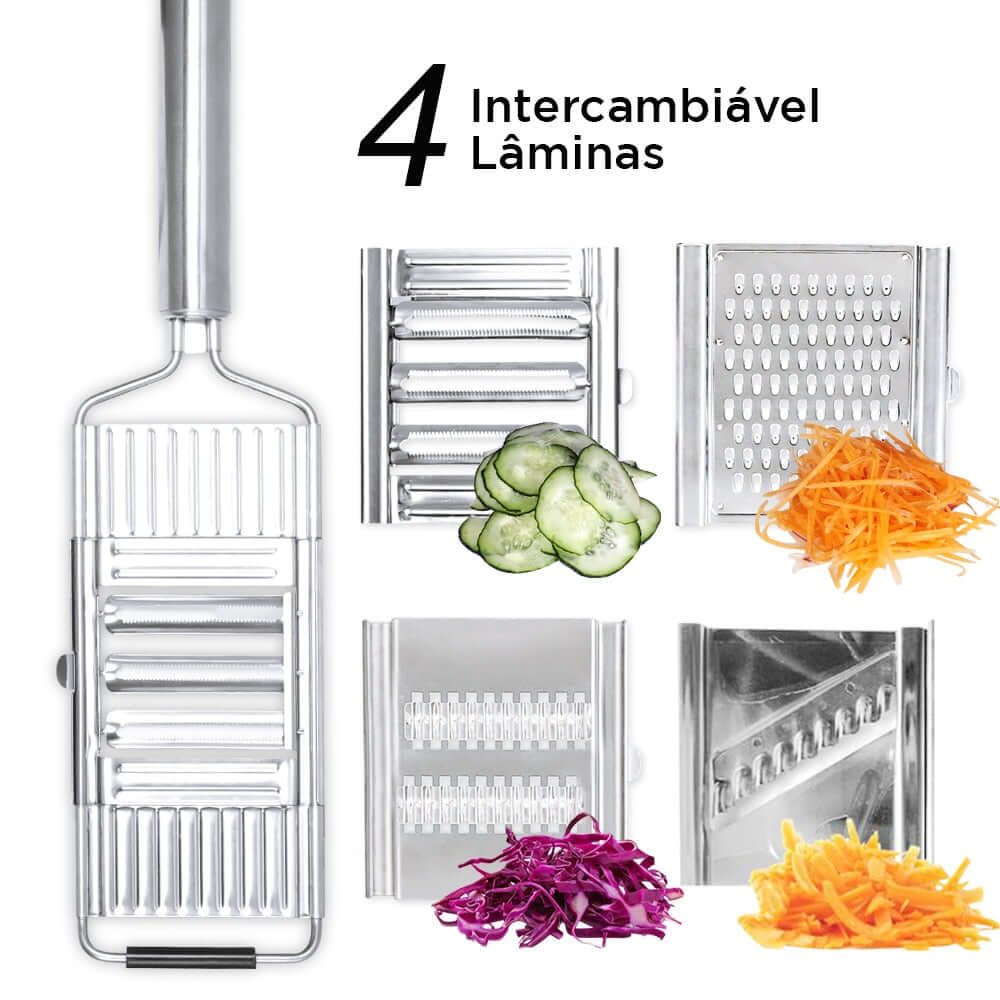 Professional Multi-Purpose Vegetable Grater with 4 Blades