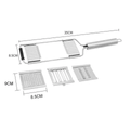 Professional Multi-Purpose Vegetable Grater with 4 Blades