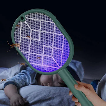Electric Mosquito Killer Racket with UV LED