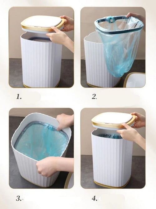 Rechargeable Waterproof Automatic Trash Bin