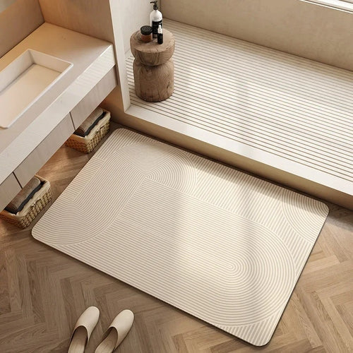 Rectangular Quick-Drying Anti-slip Bathroom Mat