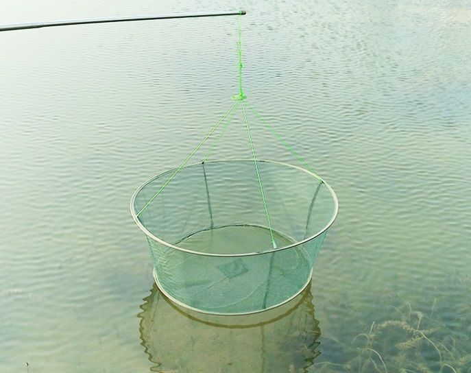 Fishing Net with Bait Bags to Attract Fish