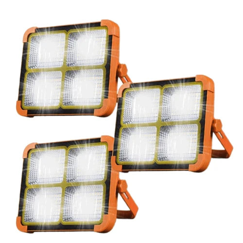 Waterproof Solar LED Floodlight with Built-In Power Bank