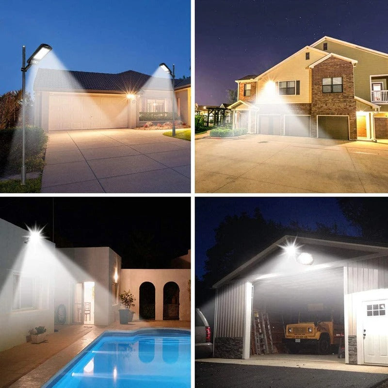 Smart Solar LED Floodlight with Motion Sensor - EcoBright