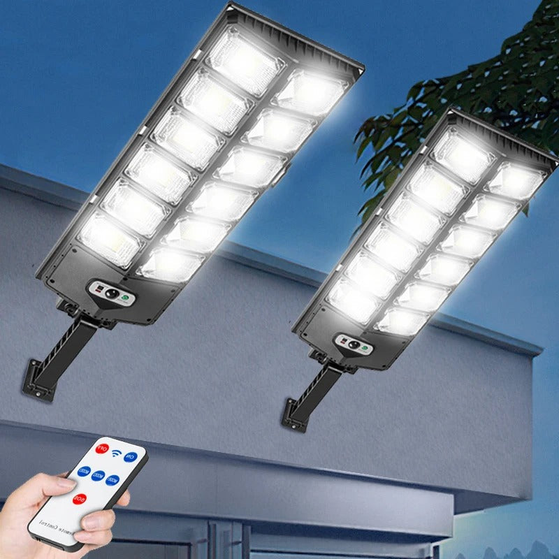 Smart Solar LED Floodlight with Motion Sensor - EcoBright