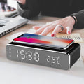 Digital Clock With Wireless Charger - TechCharge