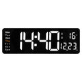 Digital Wall Clock with Remote Control and Alarm
