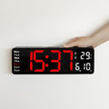 Digital Wall Clock with Remote Control and Alarm