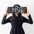 Digital Wall Clock with Remote Control and Alarm