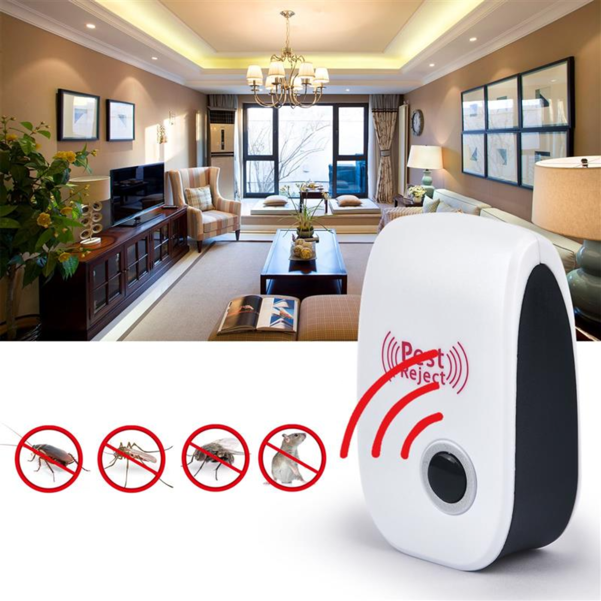 Ultrasonic Electronic Pest Repeller - Anti Pest