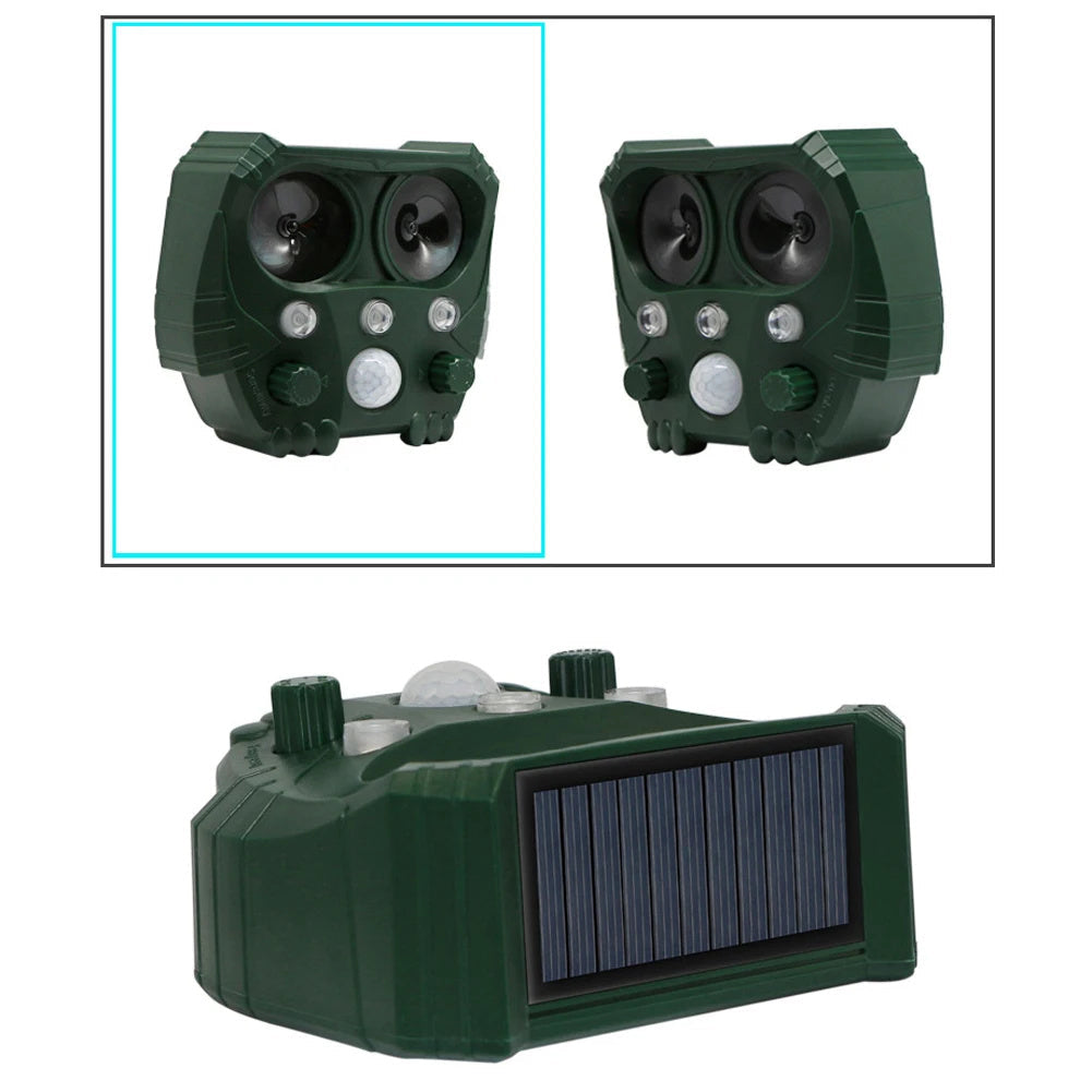 Waterproof Ultrasonic Solar Animal and Pest Repellent - PestFree