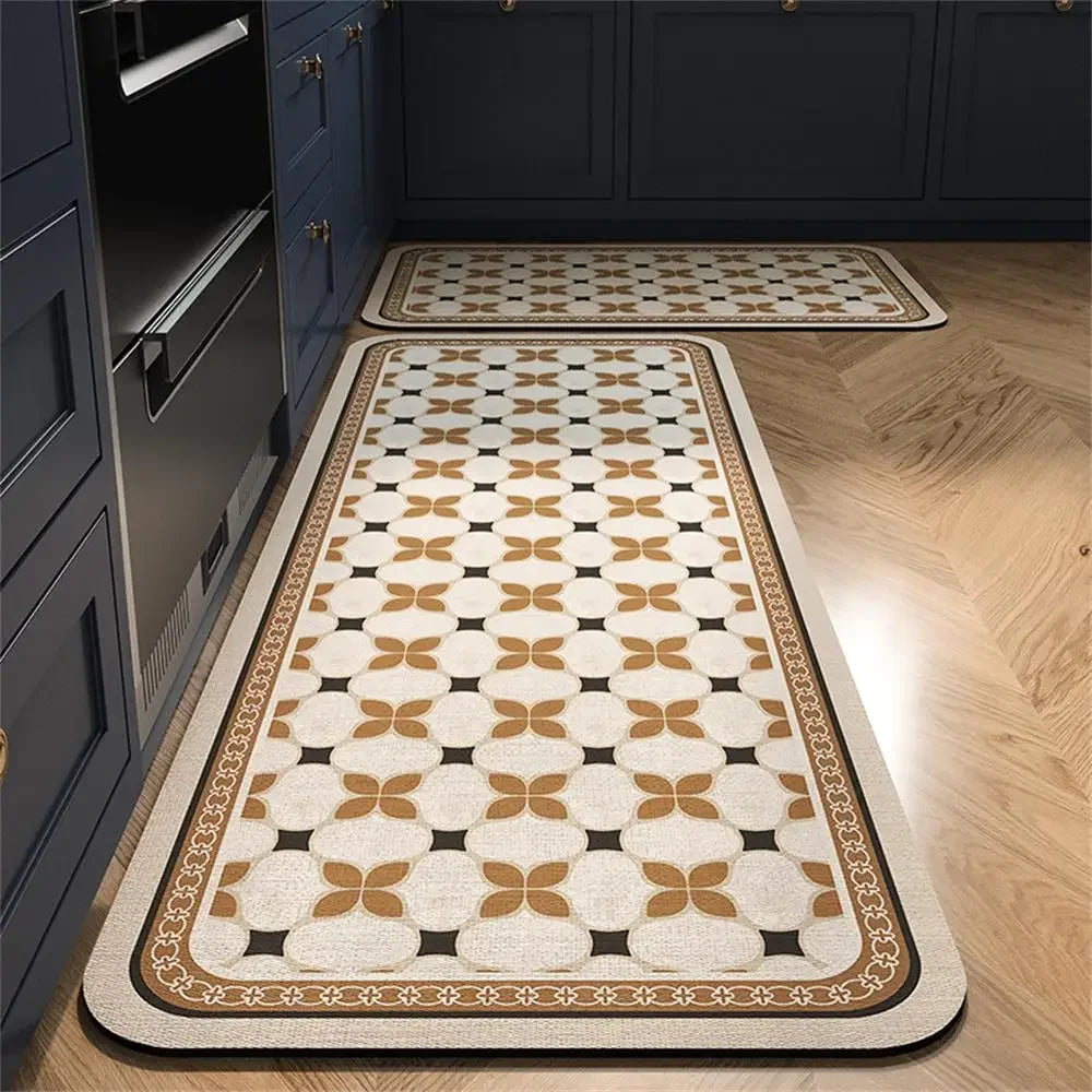  Retro Style Kitchen Mat
