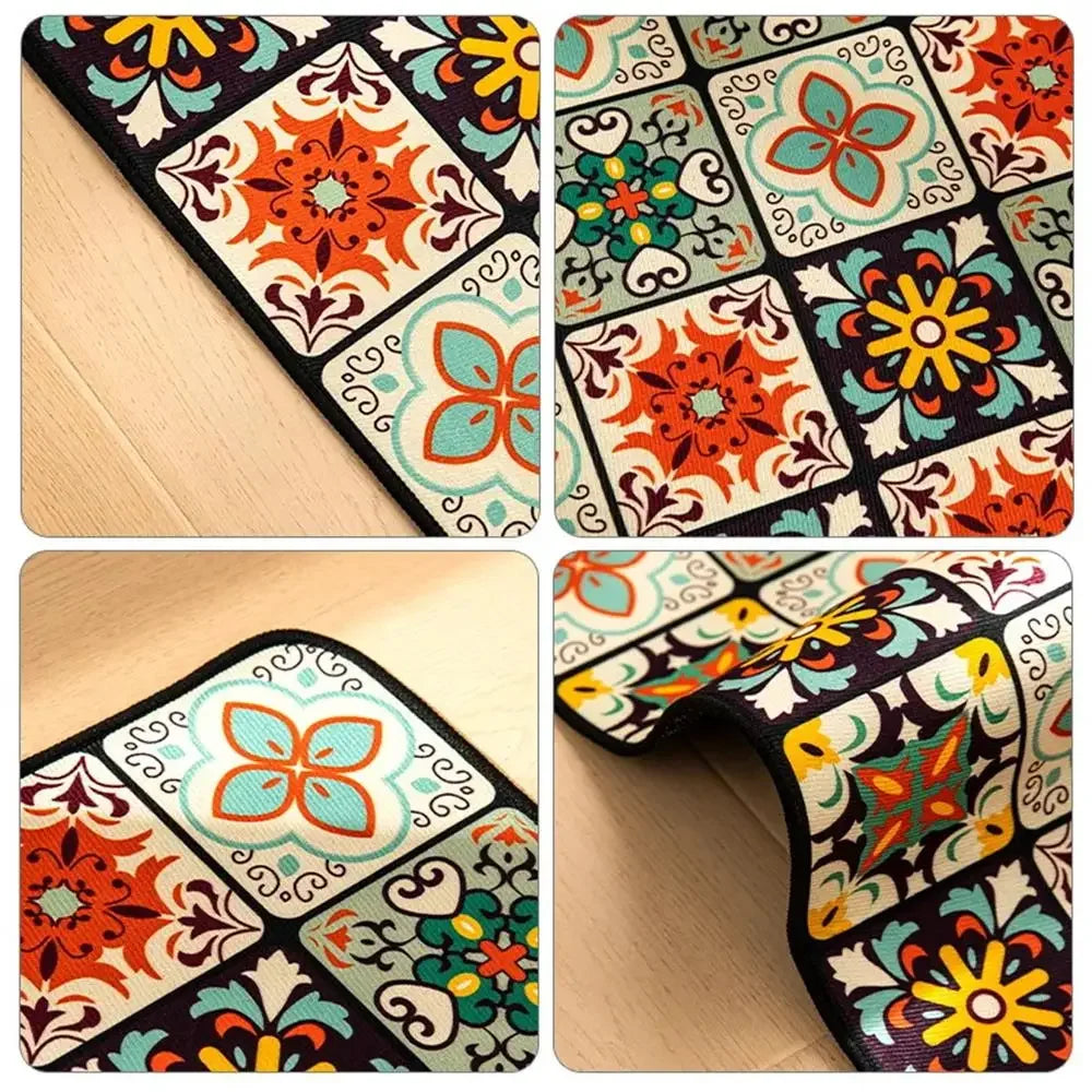  Retro Style Kitchen Mat