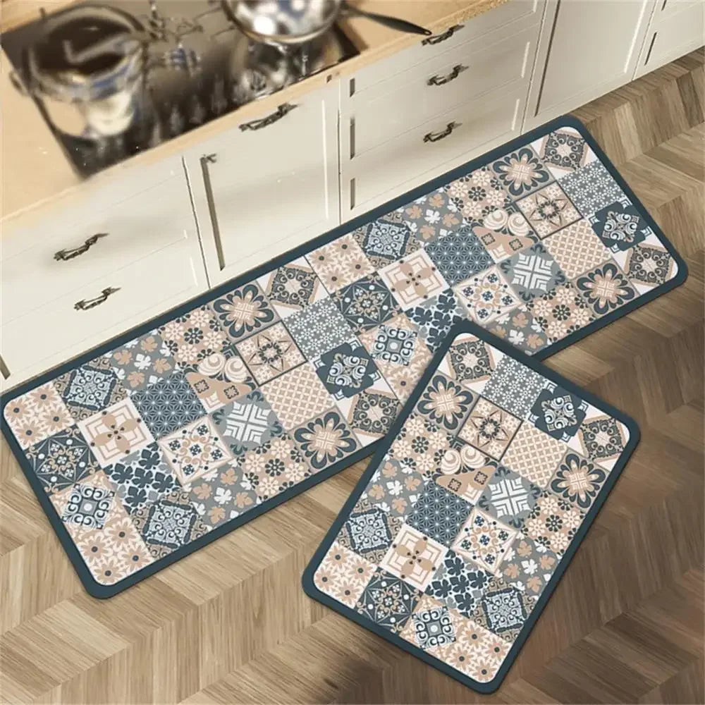  Retro Style Kitchen Mat