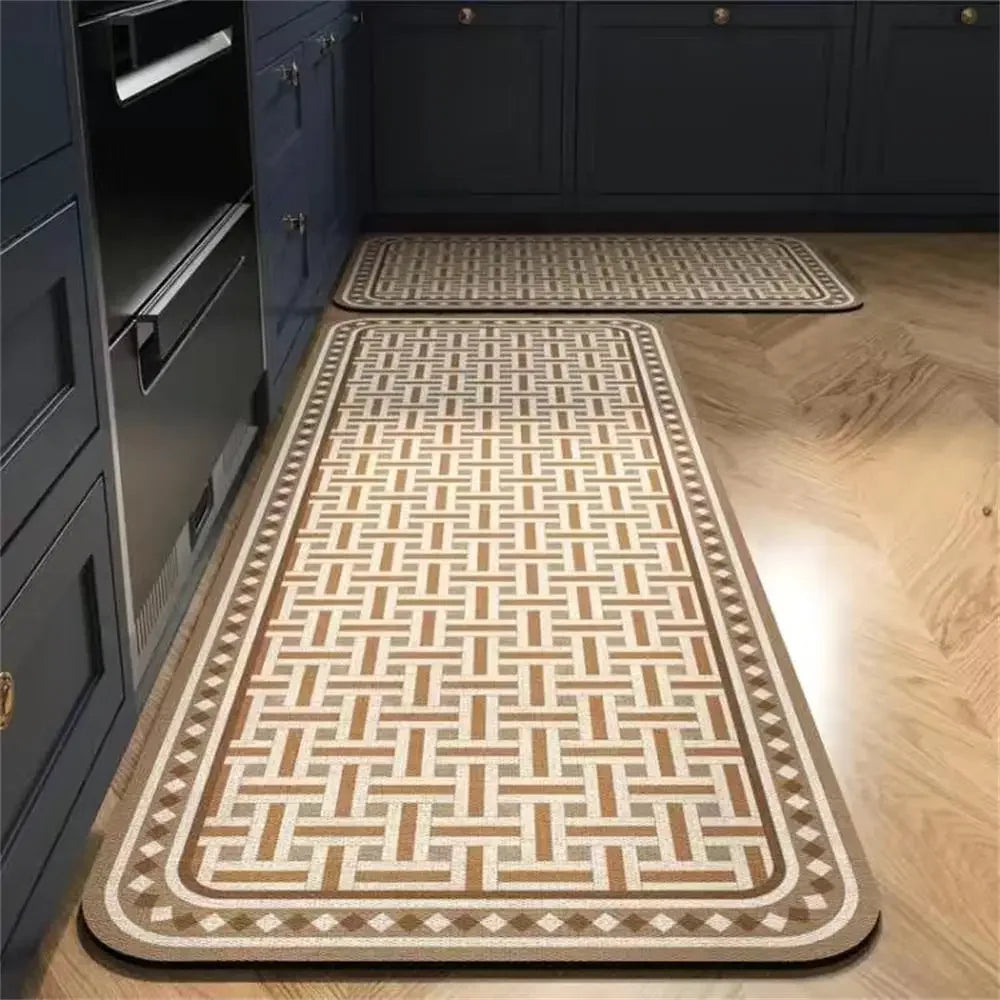  Retro Style Kitchen Mat