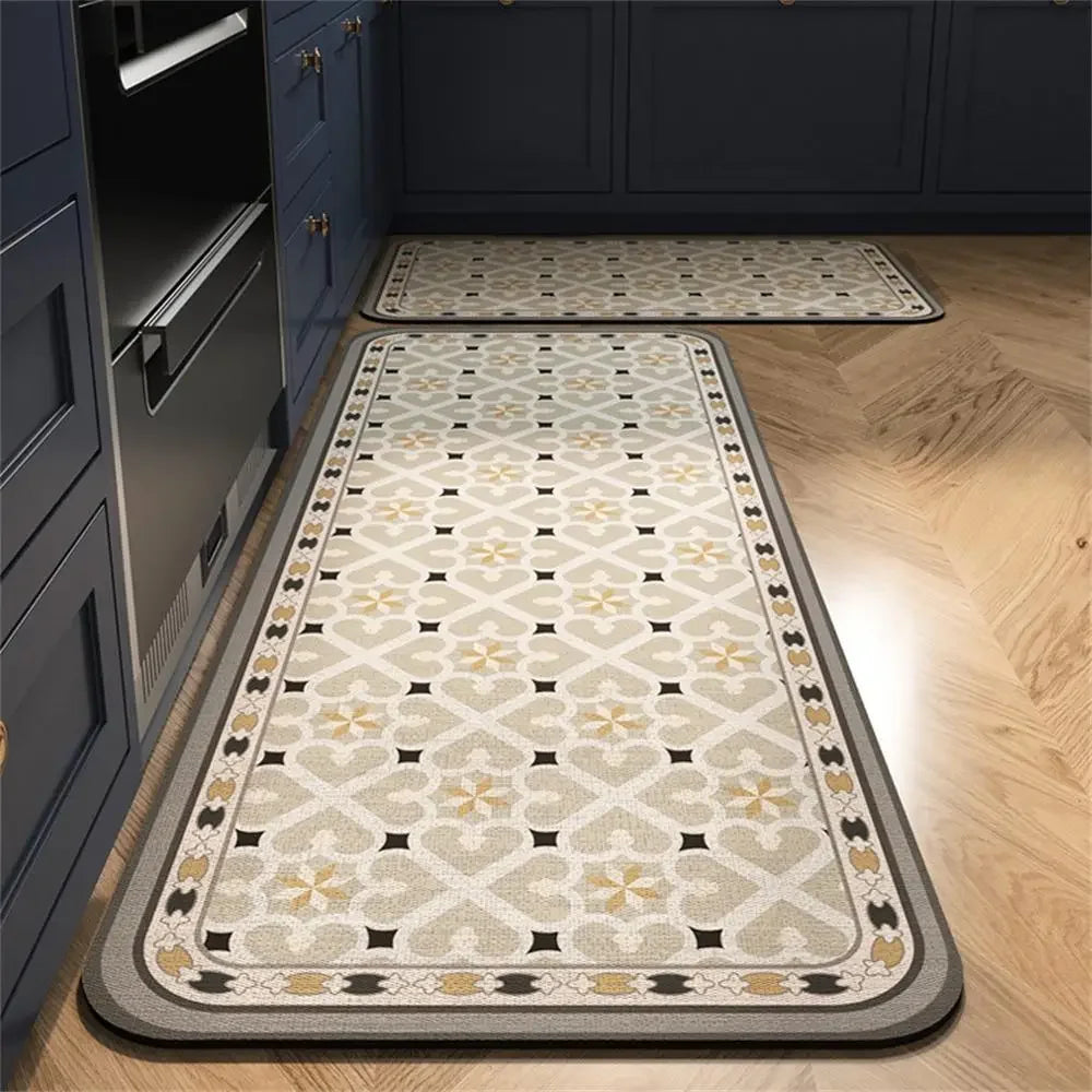  Retro Style Kitchen Mat