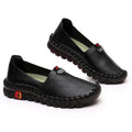 Leather Orthopaedic Flat Shoe with Non-Slip Sole