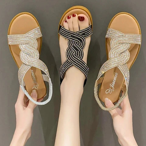 Women's Orthopaedic Leather Sandals - OrthoGlam