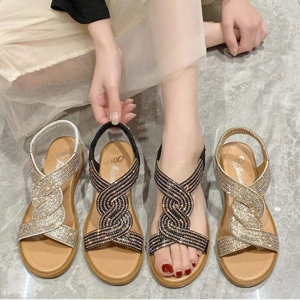 Women's Orthopaedic Leather Sandals - OrthoGlam