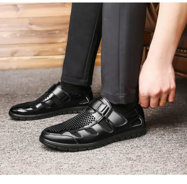 Men's Classic Breathable Leather Sandals
