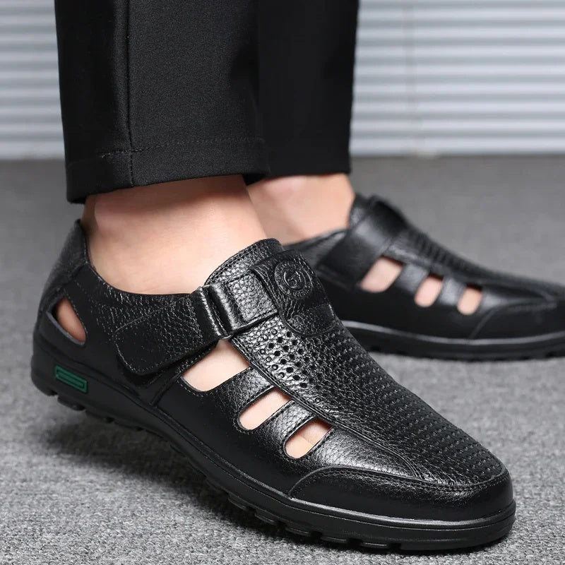 Men's Classic Breathable Leather Sandals