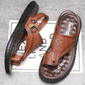 Men's Leather Non-Slip Sandals - UrbanWalk