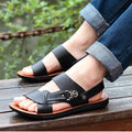 Men's Breathable Non-Slip Leather Sandals