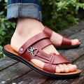 Men's Breathable Non-Slip Leather Sandals