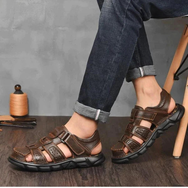 Men's Non-Slip Orthopaedic Leather Sandals
