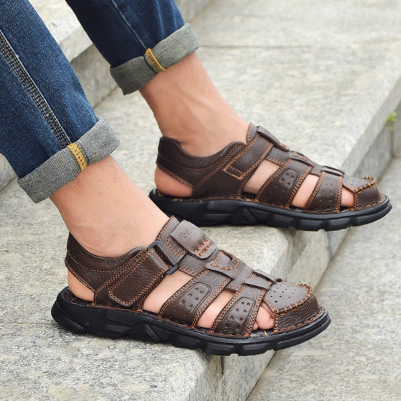 Men's Non-Slip Orthopaedic Leather Sandals