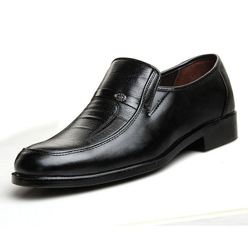 Men's Breathable Leather Formal Shoes - EliteBreath
