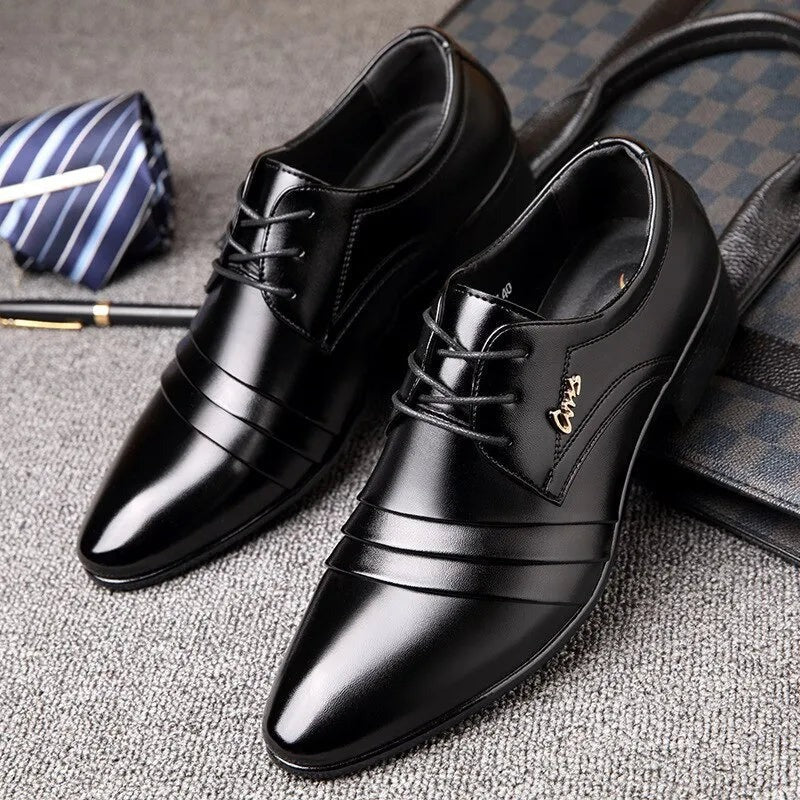 Men's Leather Oxford Formal Shoes