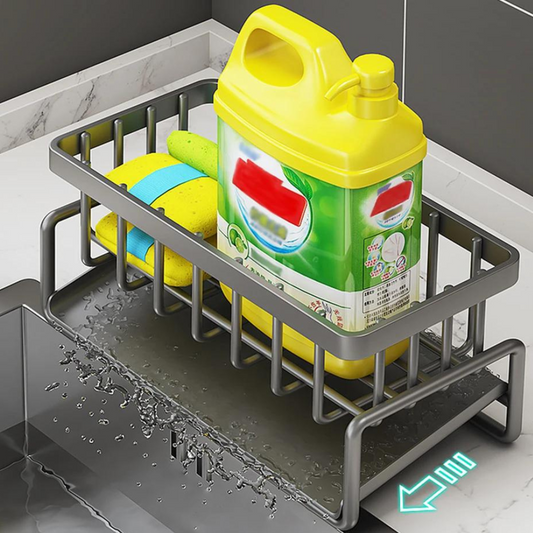 Self-Draining Stainless Steel Sink Organiser