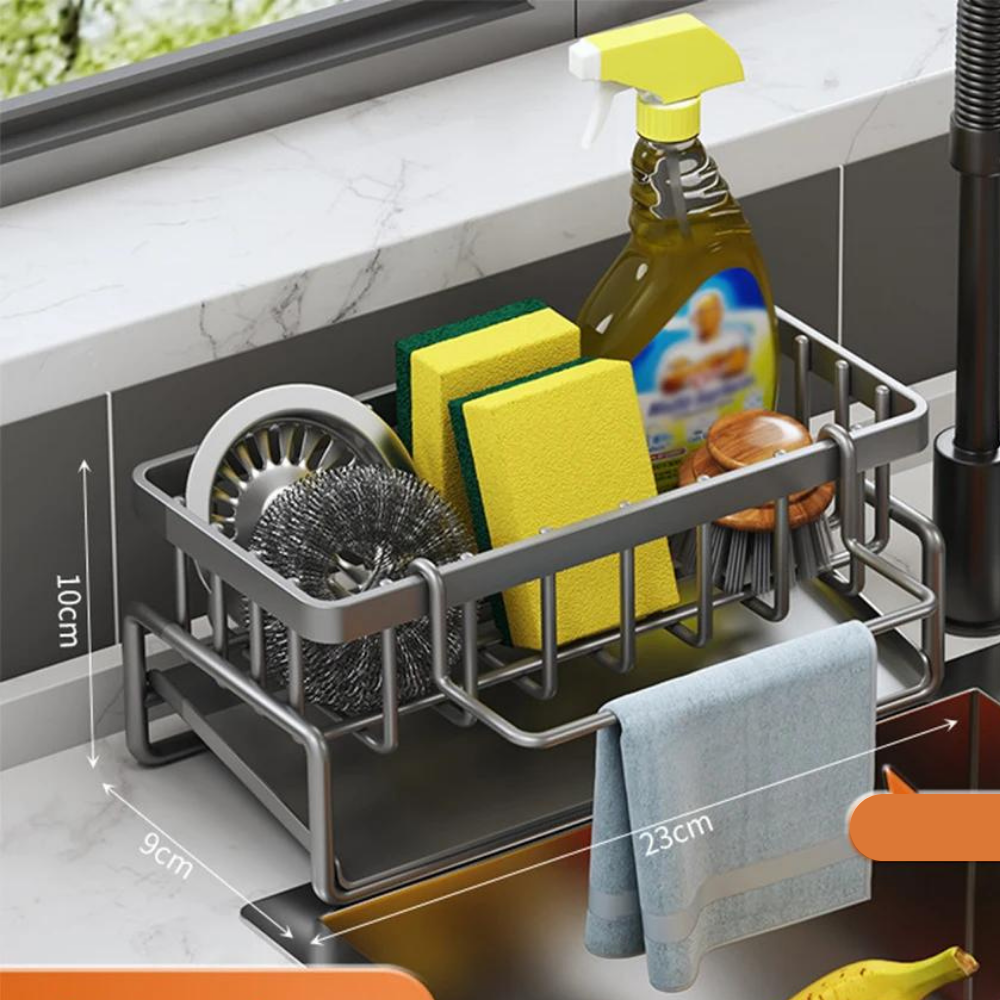 Self-Draining Stainless Steel Sink Organiser