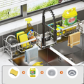 Self-Draining Stainless Steel Sink Organiser