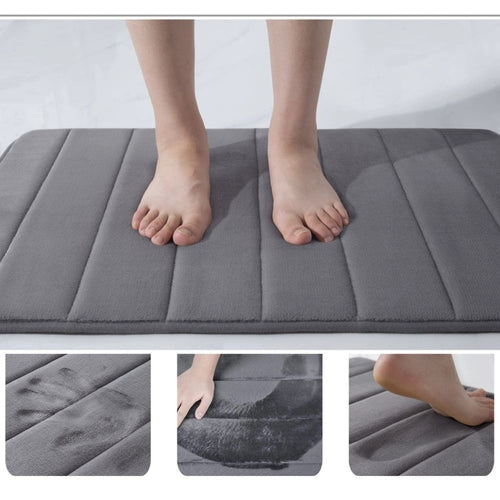 Soft, Absorbent, Non-Slip Bath Mat