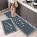 Soft Anti-slip Minimalist Printed Kitchen Mat