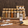 Spice Jar Set with Bamboo Lids