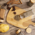 Spice Jar Set with Bamboo Lids