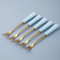 Stainless Steel Cutlery Set with Ceramic Handles