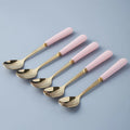 Stainless Steel Cutlery Set with Ceramic Handles