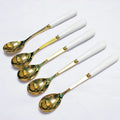 Stainless Steel Cutlery Set with Ceramic Handles