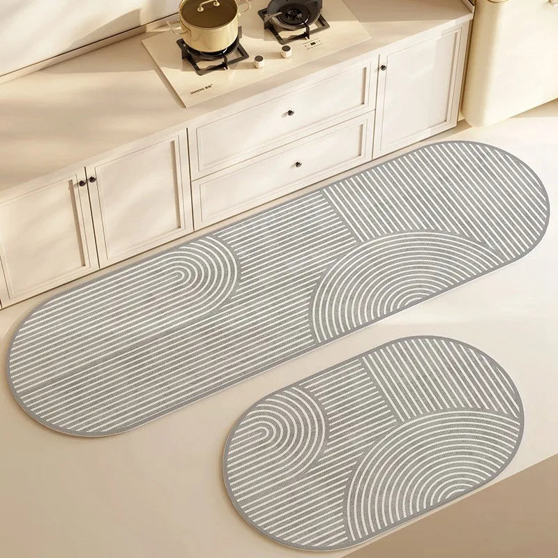 Superabsorbent Anti-slip Diatomite Kitchen Mat