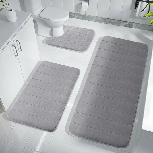 Superabsorbent Anti-slip Memory Foam Bath Mat