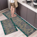 Absorbent Non-Slip Runner Rug for Kitchen and Laundry Room