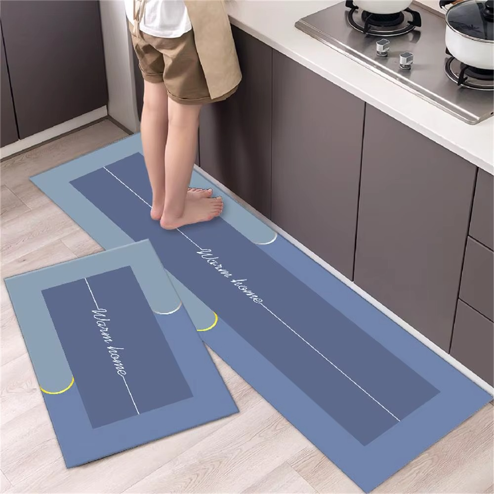 Absorbent Non-Slip Runner Rug for Kitchen and Laundry Room
