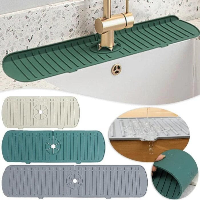 Silicone Kitchen Tap Drainage Mat - SplashFree