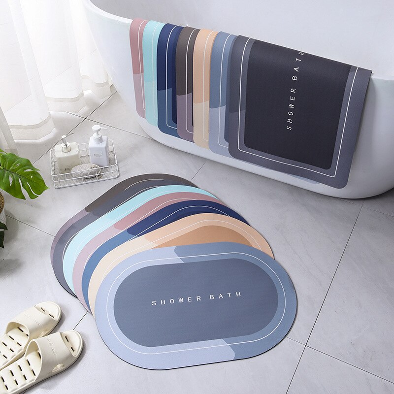 Absorbent Anti-slip Bath Mat